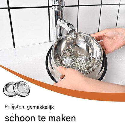 Roestvrijstalen voederbak